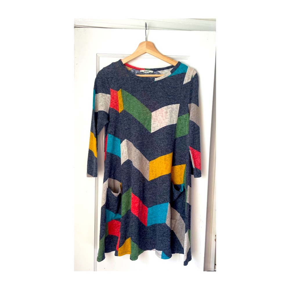 Eloges swingy tunic sweater dress: with pockets!